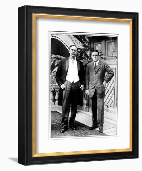 Robert E. Peary and Ernest Shackleton, New York, 1910-null-Framed Photographic Print