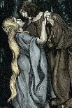 Tristan's death in Tristan und Isolde-Robert Engels-Giclee Print