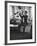 Robert F. Kennedy Playfully Tossing His Daughter Mary Kerry Kennedy Into the Air-John Dominis-Framed Premium Photographic Print