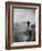 Robert F. Kennedy Running on the Beach with His Dog Freckles-Bill Eppridge-Framed Photographic Print