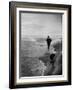 Robert F. Kennedy Running on the Beach with His Dog Freckles-Bill Eppridge-Framed Photographic Print