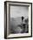 Robert F. Kennedy Running on the Beach with His Dog Freckles-Bill Eppridge-Framed Photographic Print