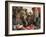 Robert F. Kennedy Sitting Next to Cesar Chavez During Rally for the United Farm Workers Union-Michael Rougier-Framed Premium Photographic Print