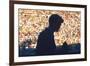 Robert F. Kennedy Speaking in Front of Crowd in Amphitheater on Behalf of Democratic Candidates-Bill Eppridge-Framed Photographic Print