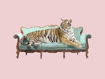 Lazy Tiger-Robert Farkas-Giclee Print