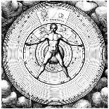Diagram Showing Man's Position in the Universe, 1617-19-Robert Fludd-Framed Premier Image Canvas
