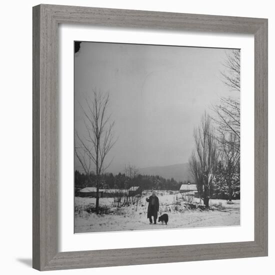 Robert Frost-Eric Schaal-Framed Photographic Print