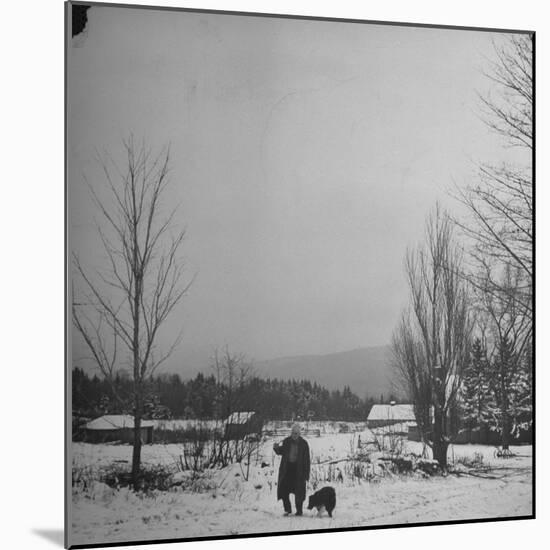 Robert Frost-Eric Schaal-Mounted Photographic Print