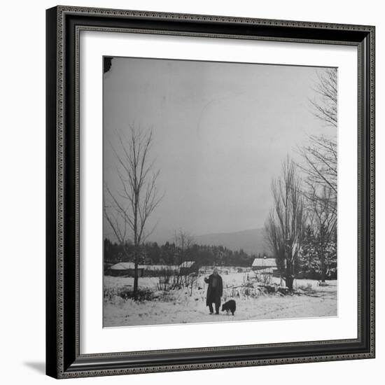 Robert Frost-Eric Schaal-Framed Photographic Print