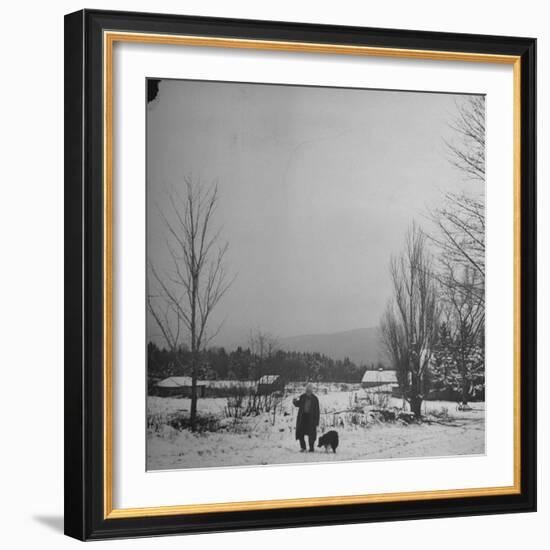 Robert Frost-Eric Schaal-Framed Photographic Print