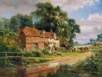 A View of Runnymede with Windsor Castle, England-Robert Gallon-Premier Image Canvas