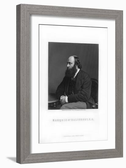 Robert Gascoyne-Cecil, 3rd Marquess of Salisbury, British Statesman and Prime Minister, 1893-W Roffe-Framed Giclee Print