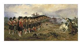 The Thin Red Line, Published 1883-Robert Gibb-Framed Giclee Print