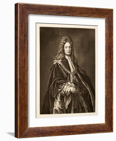 Robert Harley, Earl of Oxford, Pub. 1902-Godfrey Kneller-Framed Giclee Print