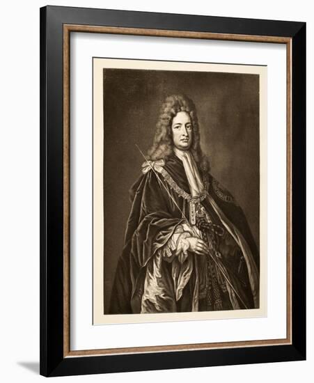 Robert Harley, Earl of Oxford, Pub. 1902-Godfrey Kneller-Framed Giclee Print