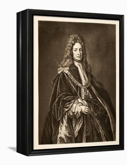 Robert Harley, Earl of Oxford, Pub. 1902-Godfrey Kneller-Framed Premier Image Canvas