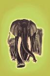 Indian Elephants-Robert Harrer-Stretched Canvas