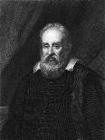 Galileo Galilei, Italian Astronomer-Robert Hart-Mounted Art Print