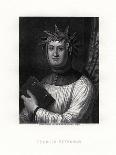 Petrarch, Italian Scholar, Poet, and Early Humanist, 19th Century-Robert Hart-Giclee Print