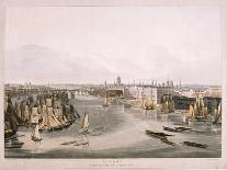 View of London, 1816-Robert Havell the Elder-Framed Giclee Print