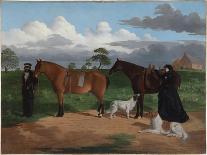 Mrs Adolphus Sceales with Black Jimmie on Merrang Station, 1856-Robert Hawker Dowling-Premier Image Canvas