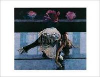 Dancers on a Purple Floor-Robert Heindel-Laminated Art Print