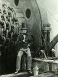 Isambard Kingdom Brunel and the Launching Chains of the Great Eastern, c.1857-Robert Howlett-Giclee Print