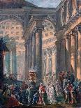 Imaginary View of the Grand Gallery of the Louvre in Ruins, 1796-Robert Hubert-Giclee Print