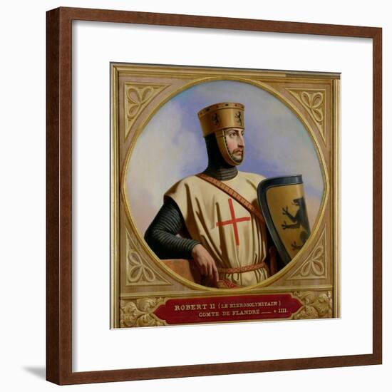 Robert II Le Hierosolymitain, Count of Flanders (D.1111) 1843-Henri Decaisne-Framed Giclee Print