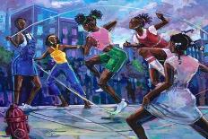 Double Dutch-Robert Jackson-Framed Stretched Canvas