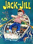 Fishing  - Jack and Jill, July 1967-Robert Jefferson-Mounted Giclee Print