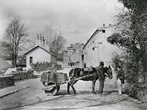 Slide Car with Straw-Harnessed Mountain Pony, Glendun, County Antrim, C.1895-Robert John Welch-Giclee Print