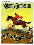 "Fox Hunter," Country Gentleman Cover, November 1, 1932-Robert Keareote-Mounted Giclee Print