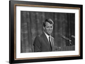 Robert Kennedy appearing before Platform Committee, 1964-Warren K. Leffler-Framed Photographic Print