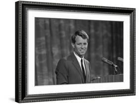 Robert Kennedy appearing before Platform Committee, 1964-Warren K. Leffler-Framed Photographic Print