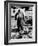 Robert Kennedy Prays at His Brother's Grave-null-Framed Photo