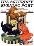 "Bone of Contention," Saturday Evening Post Cover, January 4, 1930-Robert L. Dickey-Giclee Print
