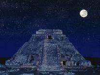 Pyramid of the Magician at Night-Robert Landau-Photographic Print