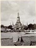 Wat Arun with Chao Phraya River, 1890-Robert Lenz-Giclee Print