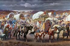 The Trail Of Tears, 1838-Robert Lindneux-Framed Premium Giclee Print
