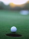 Golf Ball Close to Hole-Robert Llewellyn-Photographic Print