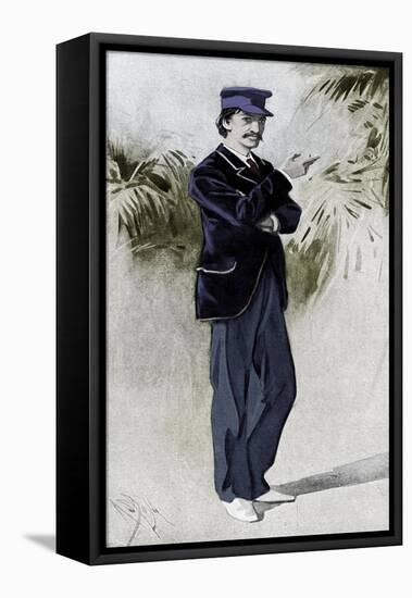 Robert Louis Stevenson --Alexander Stuart Boyd-Framed Premier Image Canvas