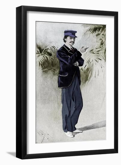 Robert Louis Stevenson --Alexander Stuart Boyd-Framed Giclee Print