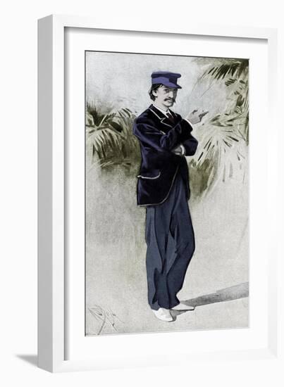 Robert Louis Stevenson --Alexander Stuart Boyd-Framed Giclee Print