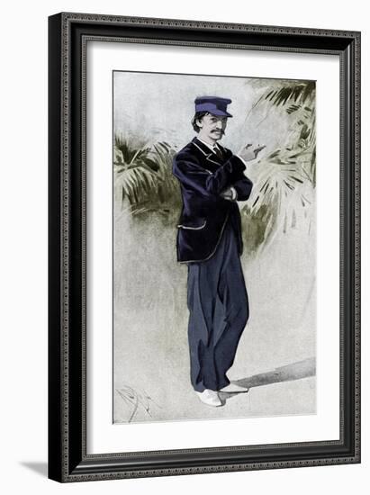 Robert Louis Stevenson --Alexander Stuart Boyd-Framed Giclee Print