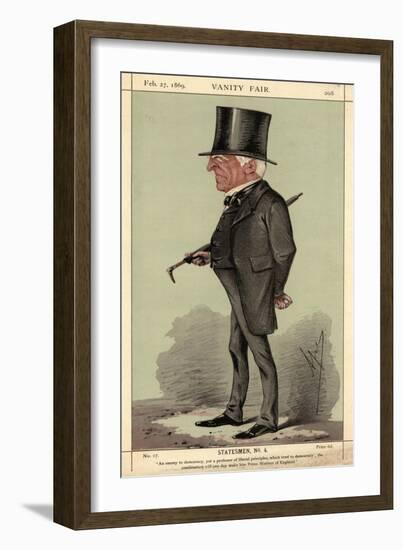 Robert Lowe, VFair 1869-Carlo Pellegrini-Framed Art Print