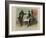 Robert Macaire at the Restaurant-Honore Daumier-Framed Giclee Print