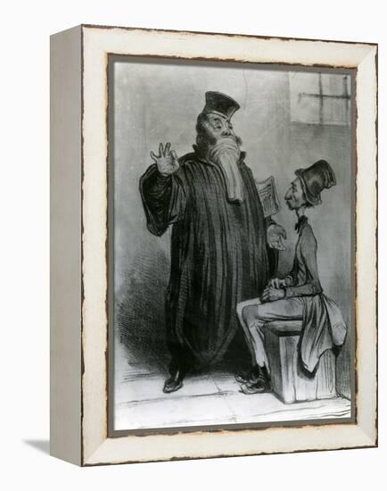 Robert-Macaire Avocat, 1836-Honore Daumier-Framed Premier Image Canvas