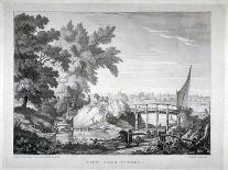 Construction of Seaham Harbour, 1830-Robert Mackreth-Framed Premier Image Canvas