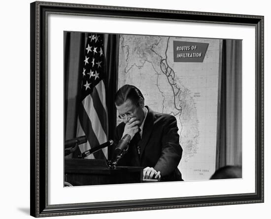 Robert McNamara Defense-William J. Smith-Framed Photographic Print